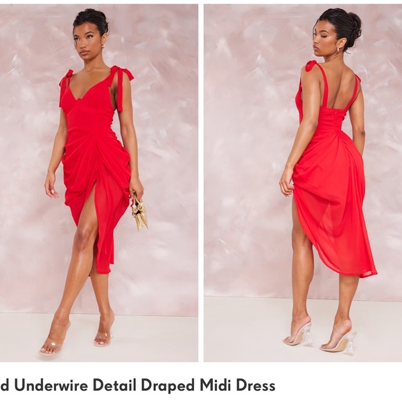 Red formal/cocktail dress-BNWT - Picture 1 of 1